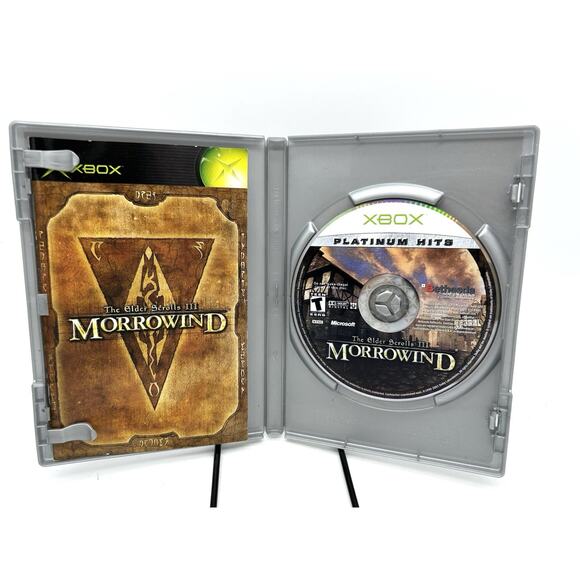 The Elder Scrolls III Morrowind Xbox Complete With Manual CIB Platinum Hits - Picture 3 of 3